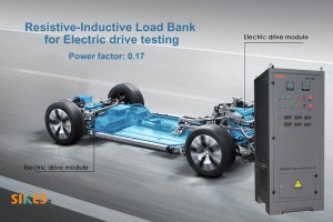 Resistive-Inductive Load Bank for testing various performance parameters of electric vehicle motor drives